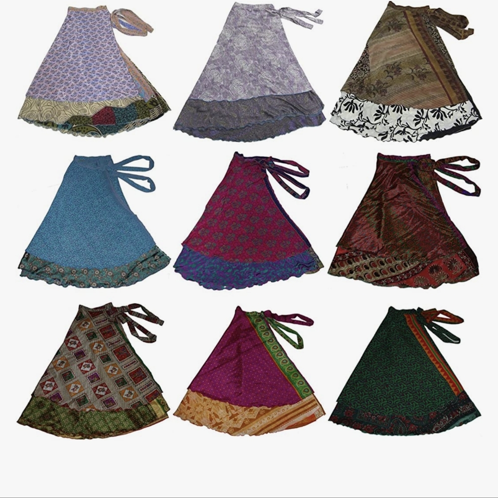 3 pack wrap skirts- NWOT